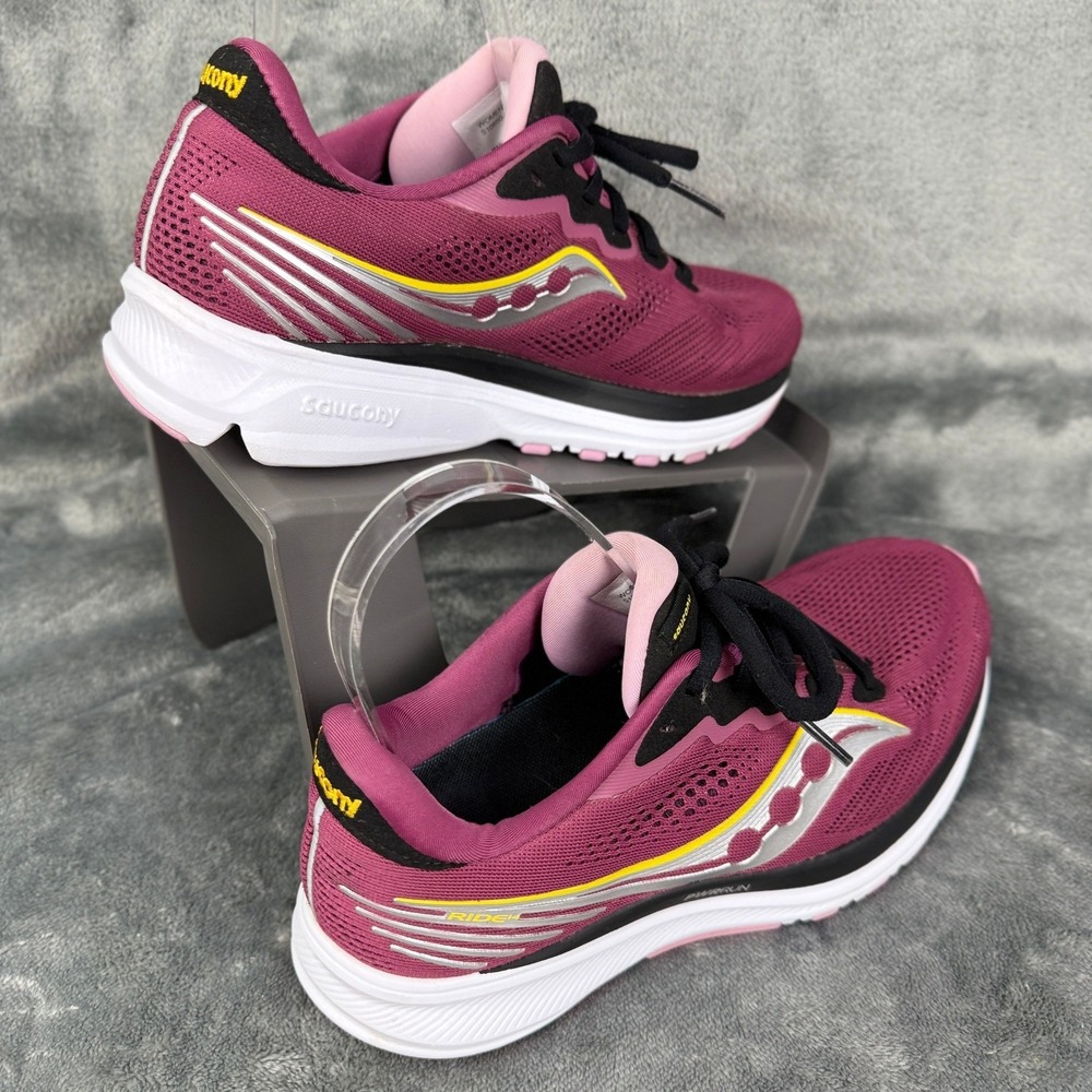 Saucony Womens Running Shoes S10650 18 Berry Athletic Sneakers - Picture 11 of 12